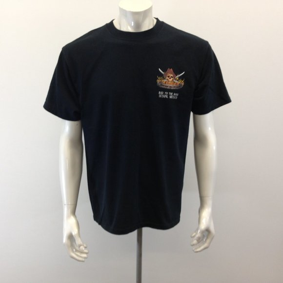Bad To The Bone IXTAPA, Mexico Graphic T Shirt Men - Picture 1 of 6